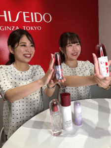 資生堂のライブコマースイメージ