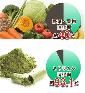 ユーグレナ消化