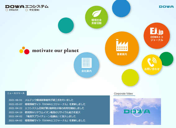 DOWAエコシステム