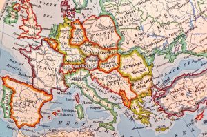 欧州の地図