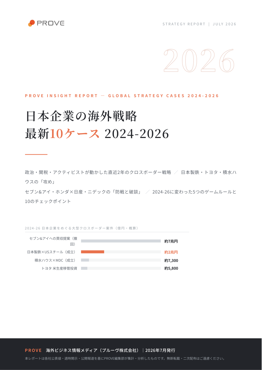 日本企業の海外戦略 最新10ケース 2024-2026 表紙